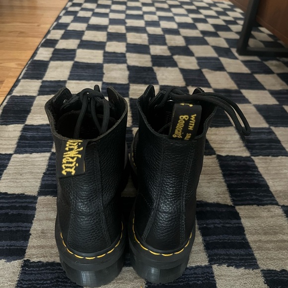 SINCLAIR LEATHER PLATFORM BOOTS - Picture 2 of 4